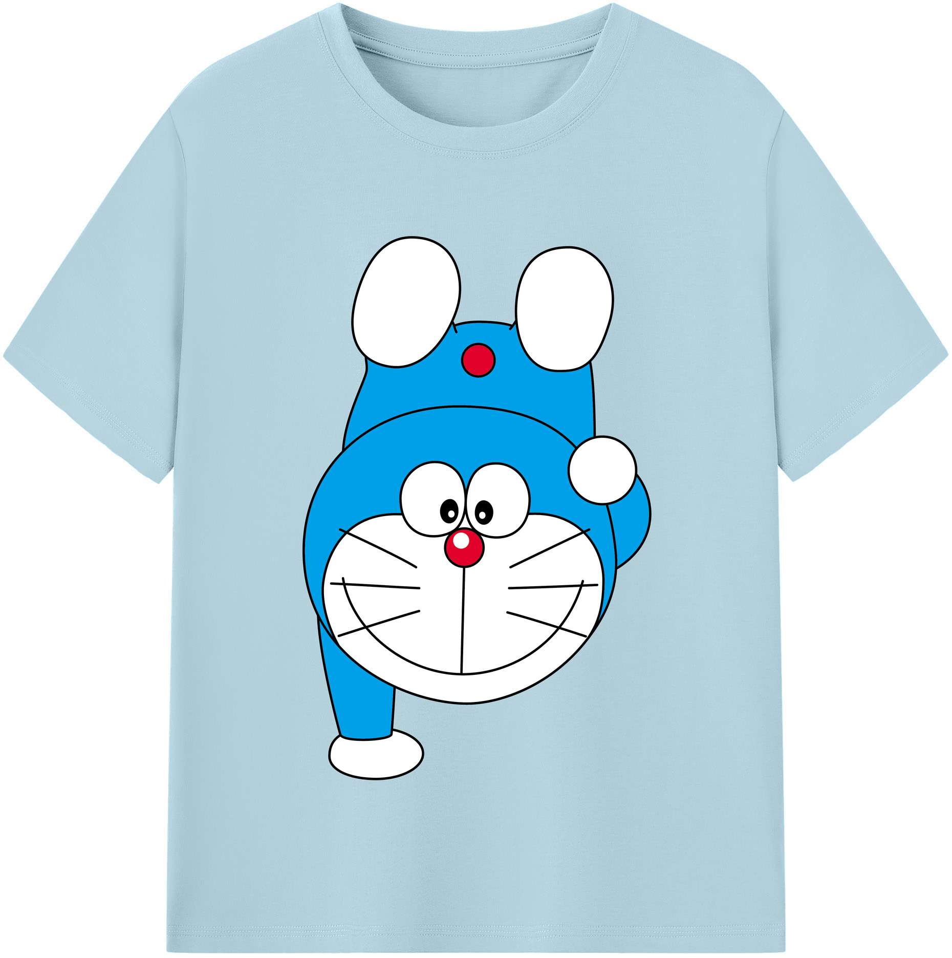 （画像用） ドラえもん Doraemon 綿100％半袖Tシャツ（フロントプリント）
